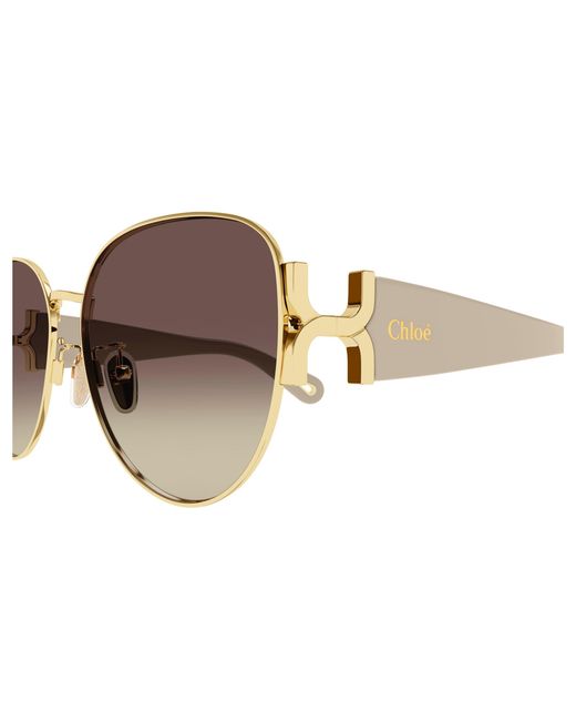 Chloé Black Ch0261Sk 003 Sunglasses Metal Round