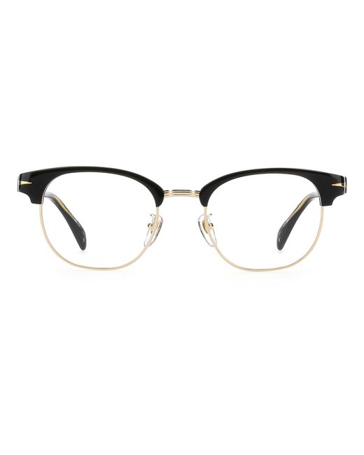 David Beckham Black Db 1012 807 Optical Frames Acetate Round for men