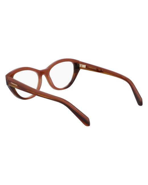 Ferragamo Black Sf3011 254 Optical Frames Acetate Cat Eye Normal