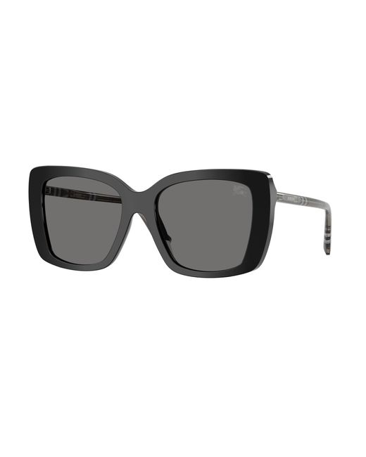 Burberry Black Be4456 416581 Sunglasses Acetate Squared Polarized