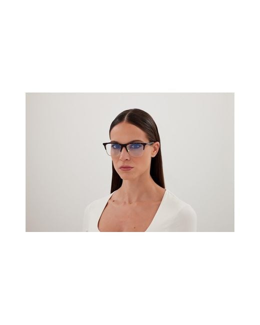 Saint Laurent Black Sl 786 001 Optical Frames Bio-Inject Transparent Squared