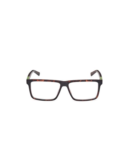 Timberland Black Tb50004 052 Optical Frames Injected Squared Normal for men
