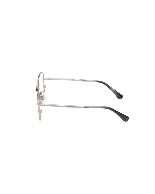 Max Mara Black Mm5223 014 Optical Frames Metal Round Normal