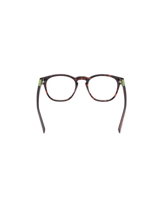 Timberland Black Tb50003 052 Optical Frames Injected Round Normal for men