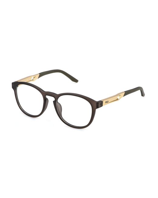 Fila Black Vfi875 4A4Y Optical Frames Injected Pantos for men