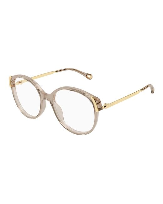 Chloé Black Ch0328O 008 Optical Frames Acetate Transparent Round