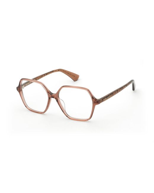 Nina Ricci Black Vnr444 06Mh Optical Frames Acetate Geometric