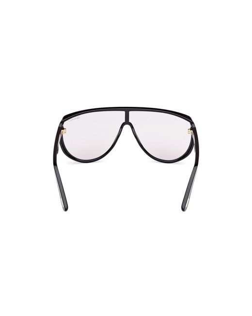 Tom Ford Black Ft1182 Achilles 01A Sunglasses Injected Smoke Mask Photochromatic for men