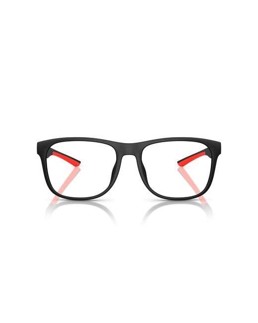 FERRARI SCUDERIA Black Fz8014D 504 Optical Frames Injected Squared Normal