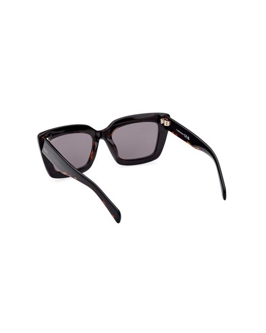 Emilio Pucci Black Ep0202 01A Sunglasses Acetate Squared Normal