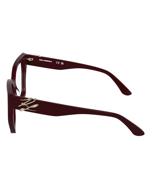 Karl Lagerfeld Black Kl6214 001 Optical Frames Acetate Squared Normal