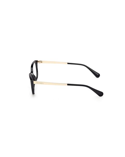 MAX&Co. Black Mo5201 001 Optical Frames Injected Squared Normal