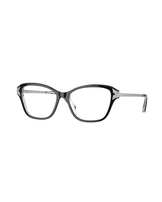 Sferoflex Black Sf1577 C388 Optical Frames Acetate Butterfly