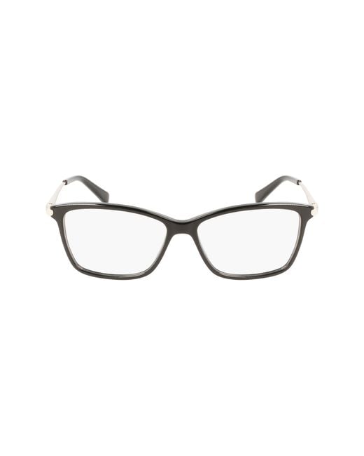 Longchamp Black Lo2621 001 Optical Frames Acetate Squared Normal Photochromatic