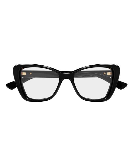 Gucci Black Gg1977O 001 Optical Frames Injected Transparent Cat Eye