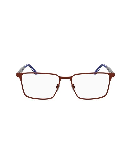Lacoste Black L2314 601 Optical Frames Metal Squared Normal for men