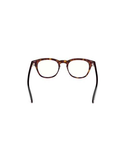 Tom Ford Black Ft5976-B 052 Optical Frames Acetate Round Normal for men
