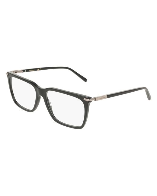 Ferragamo Black Sf3037 001 Optical Frames Acetate Squared Normal for men