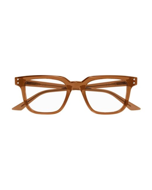Gucci Black Gg1895O 004 Optical Frames Acetate Transparent Squared for men
