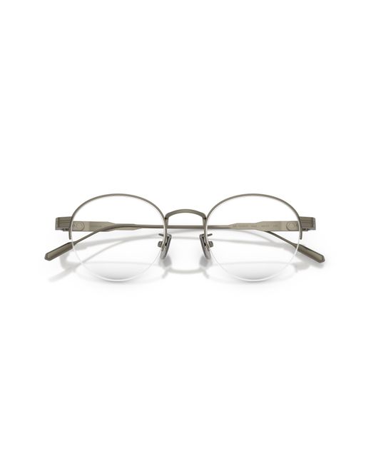 Moncler Black Me1016Td 1002 Optical Frames Titanium Transparent Round Normal