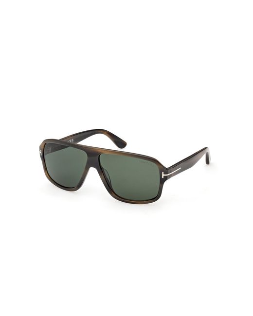 Tom Ford Green Ft1335 William-02 55N Sunglasses Acetate Squared Normal for men