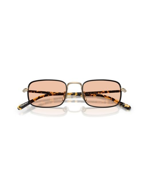 Oliver Peoples Black Ov1366T Brymer 5035 Optical Frames Titanium Squared Normal