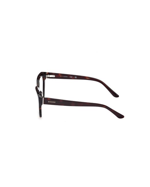 Guess Black Gu50176 052 Optical Frames Acetate Geometric Normal