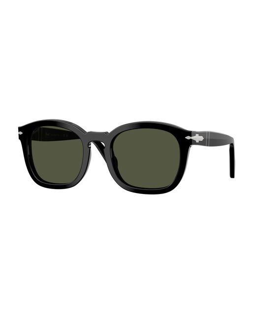 Persol Black Po0082S 95/31 Sunglasses Acetate Geometric Normal
