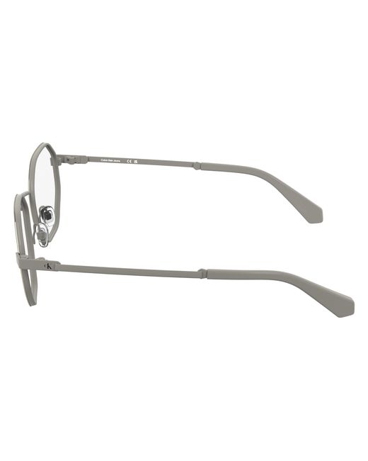 Calvin Klein Black Ckj25211 718 Optical Frames Metal Squared Normal