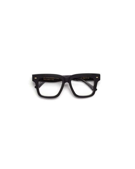 Retrosuperfuture Black P7I Numero 116 Nero Optical Frames Acetate Squared