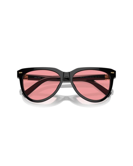 Miu Miu Black Mu 12Zs 16K1D0 Sunglasses Acetate Pantos Normal