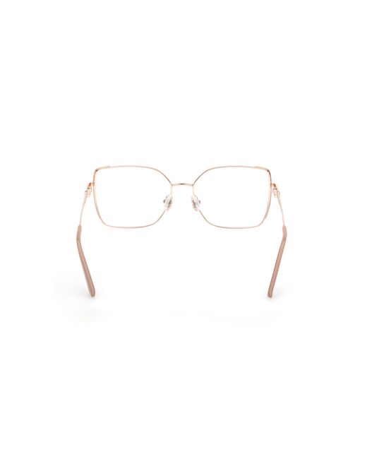 Guess Black Gu50223 059 Optical Frames Metal Squared Normal