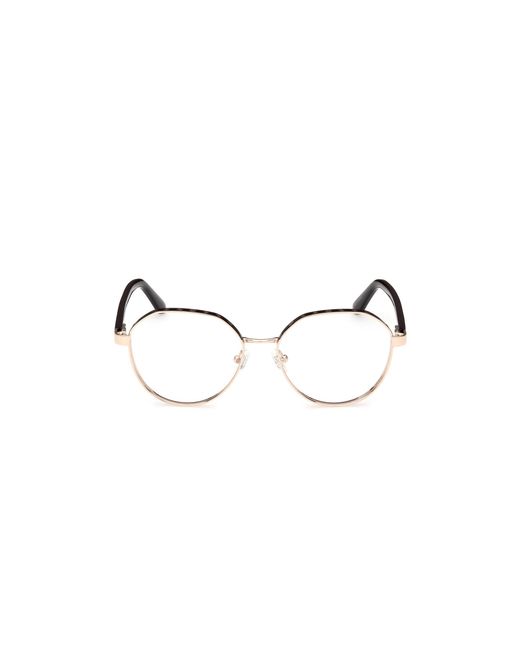 Guess Black Gu50124 005 Optical Frames Metal Round Normal