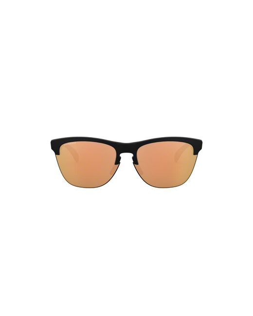 Oakley Black Oo9374 937426 Sunglasses Plastic Round for men