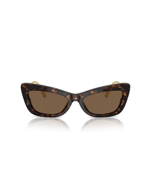 Dolce & Gabbana Black Dg4467B 502/73 Sunglasses Acetate Cat Eye Normal