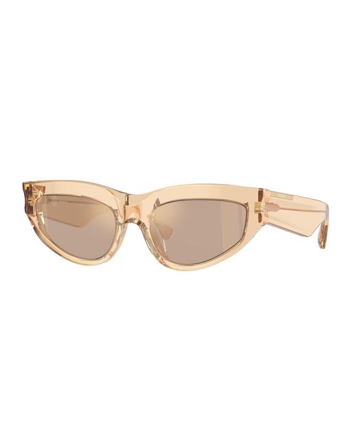 Burberry Black Be4425U 40635A Sunglasses Acetate Cat Eye Normal Flash
