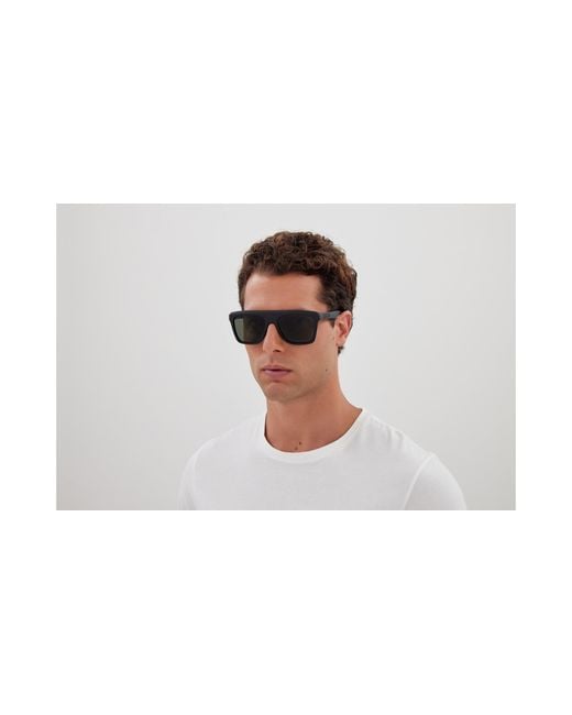 Gucci Black Gg1570S 001 Sunglasses Injected Squared for men