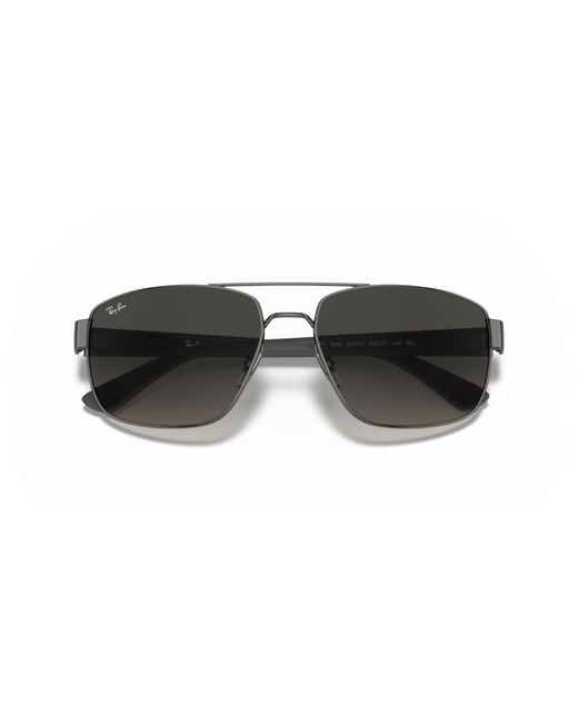 Ray-Ban Sunglasses Man Rb3663 - Black Frame Grey Lenses 60-17 for men