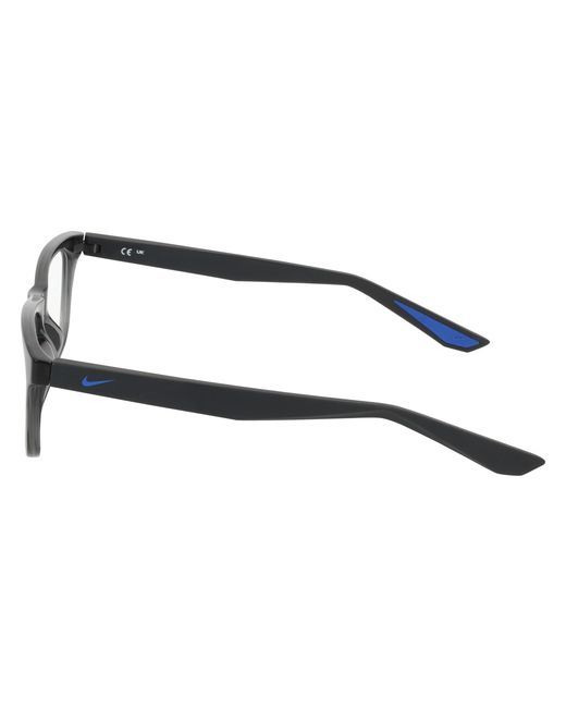 Nike Black 7414 033 Optical Frames Bio-Injected Squared Normal for men