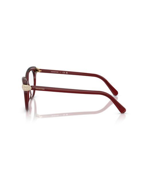 Swarovski Black Sk2046 1073 Optical Frames Acetate Pantos Normal