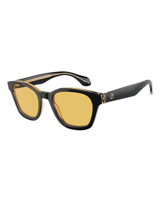 Giorgio Armani Black Ar8207 608485 Sunglasses Acetate Pantos Normal for men
