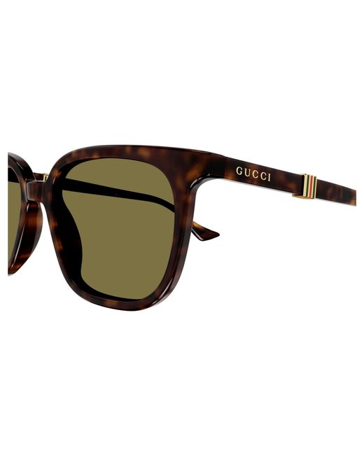 Gucci Black Gg1493S 002 Sunglasses Acetate Squared for men