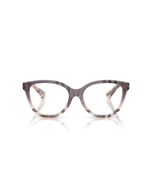 Burberry Black Be2456 4220 Optical Frames Acetate Transparent Cat Eye Normal
