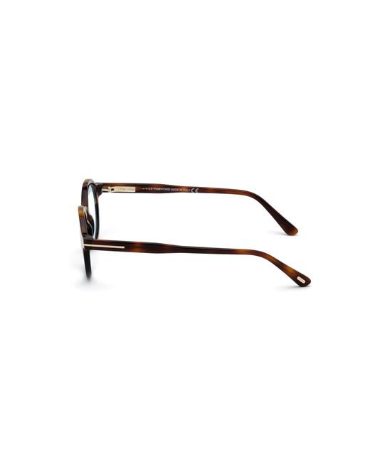 Tom Ford Black Ft5664-B 056 Optical Frames Acetate Round Normal