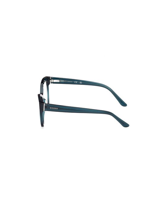 Guess Black Gu50177 087 Optical Frames Acetate Geometric Normal