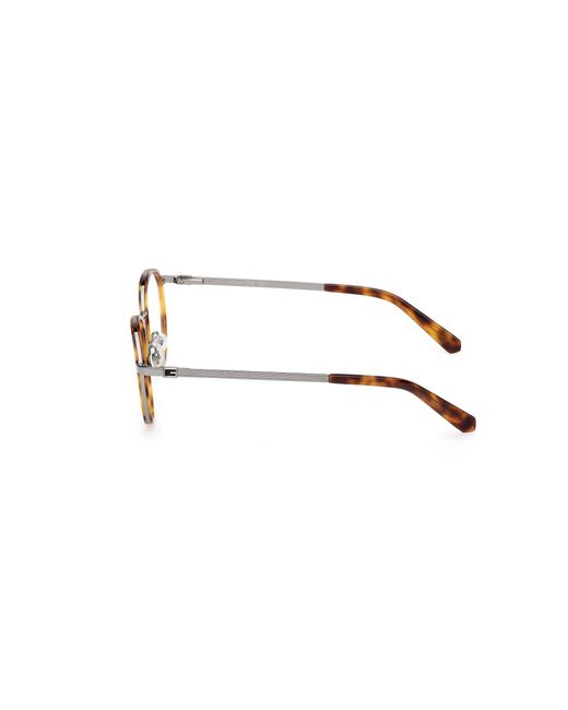 Guess Black Gu50324 053 Optical Frames Injected Round Normal for men