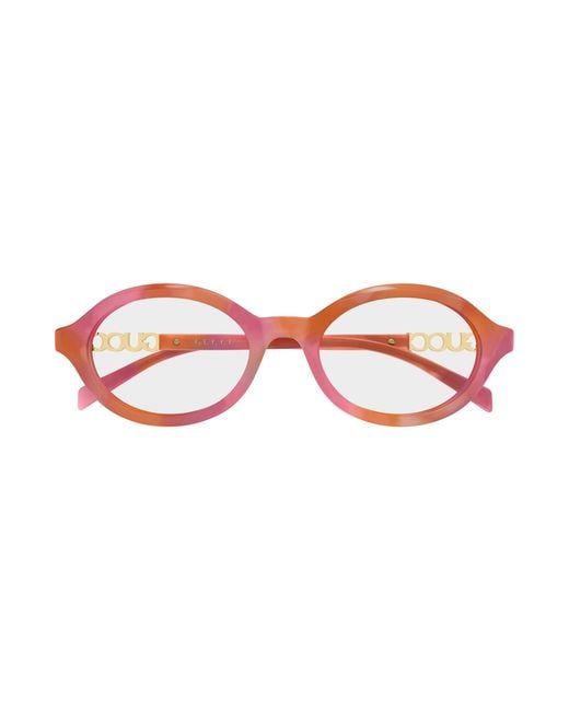 Gucci Black Gg2153O 004 Optical Frames Acetate Transparent Round