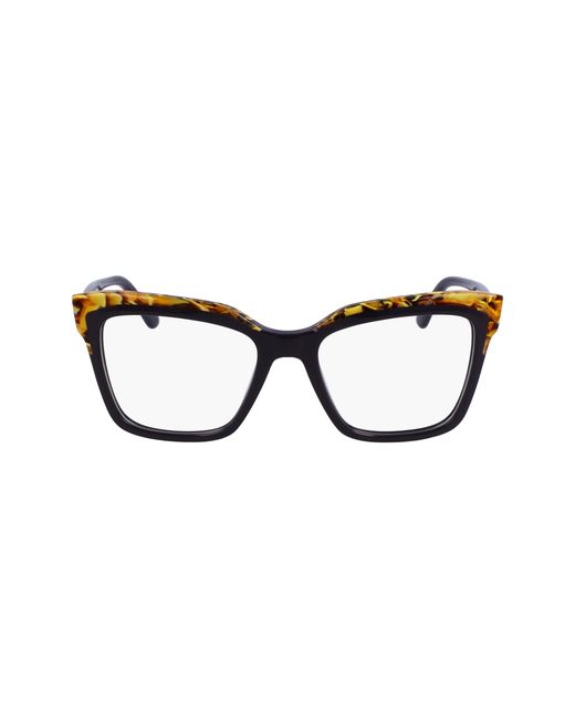 Karl Lagerfeld Black Kl6130 542 Optical Frames Acetate Squared Normal Normal