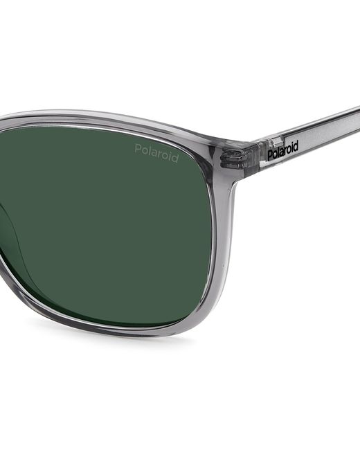 Polaroid Green Pld 4139/S Kb7/Uc Sunglasses Plastic Squared Polarized for men
