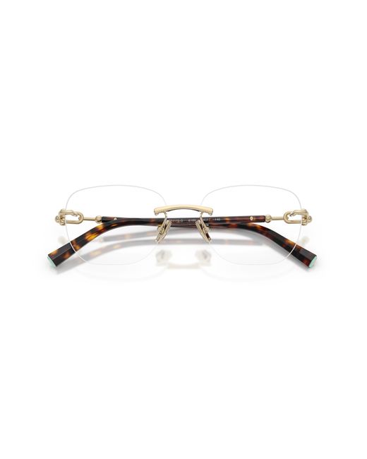 Tiffany & Co Black Tf1170D 6189 Optical Frames Metal Squared Normal